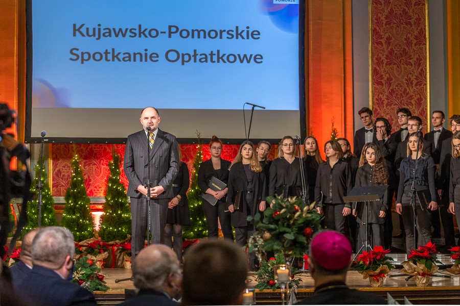 Kujawsko-Pomorskie Spotkanie Opłatkowe, fot. Szymon Zdzieblo/tarantoga.pl dla UMWKP