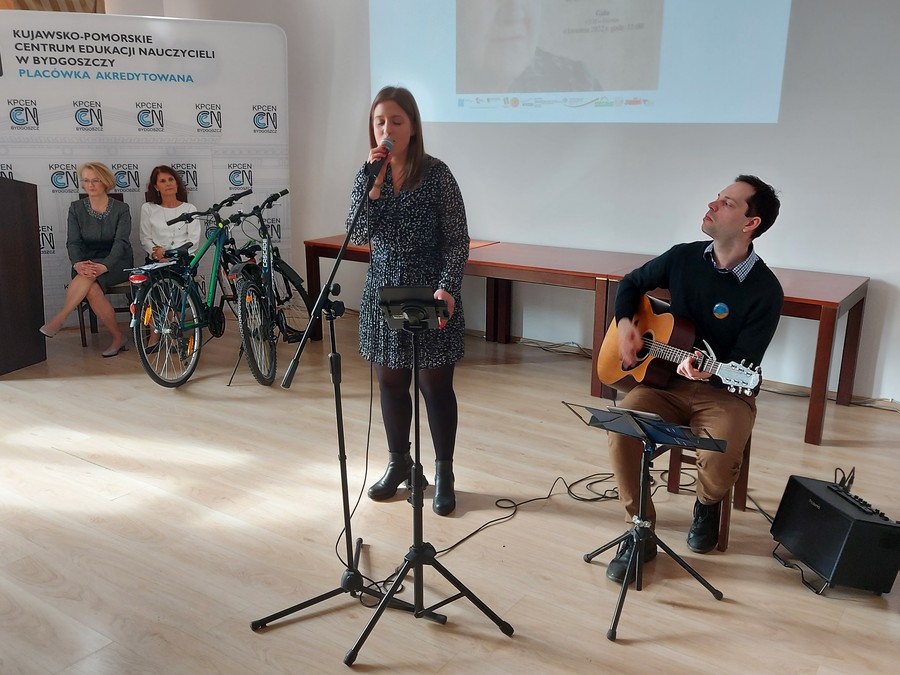 Uroczystość uświetnił występ muzyczny Mileny Pilkiewicz i Piotra Szczepańczyka