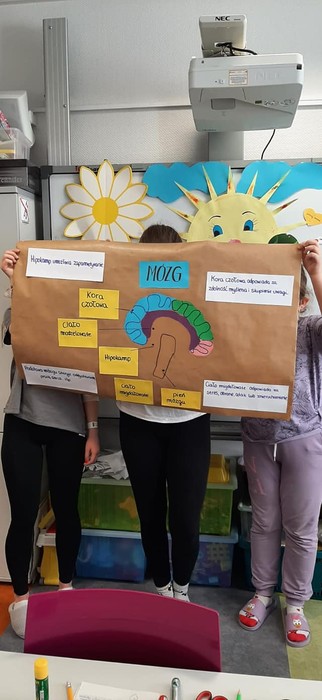 Praca grupowa - plakat, fot. nauczyciele Zespołu Szkół nr 33