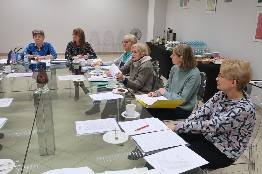 XIV Woj. Konkurs im. E. Zawackiej (2022) – spotkanie Kapituły (11.04.2022) – zdj. Mirosław Basiewicz