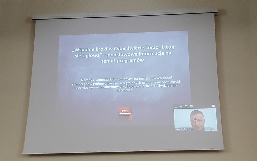 Szkolenie pn. „Przeciwdziałanie uzależnieniom behawioralnym” fot. Biuro Wsparcia Rodziny, Przeciwdziałania Przemocy i Uzależnieniom