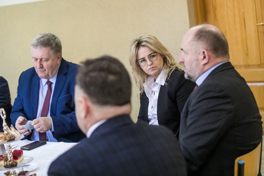 Spotkanie z samorządowcami w Lipnie, fot. Andrzej Goiński/UMWKP