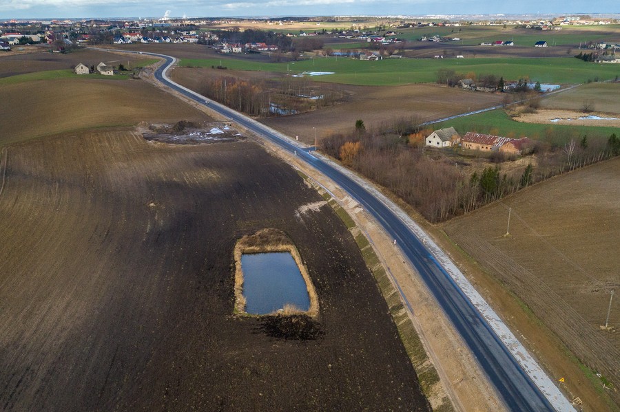 Przebudowa drogi wojewódzkiej nr 548 Stolno-Wąbrzeźno, fot. Szymon Zdziebło/tarantoga.pl dla UMWKP