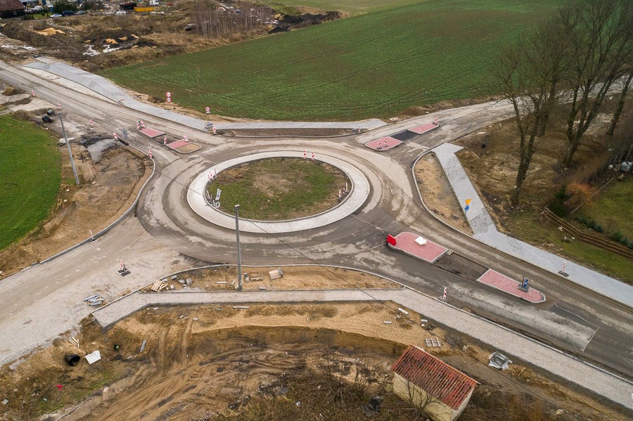 Przebudowa drogi wojewódzkiej nr 548 Stolno-Wąbrzeźno, fot. Szymon Zdziebło/tarantoga.pl dla UMWKP