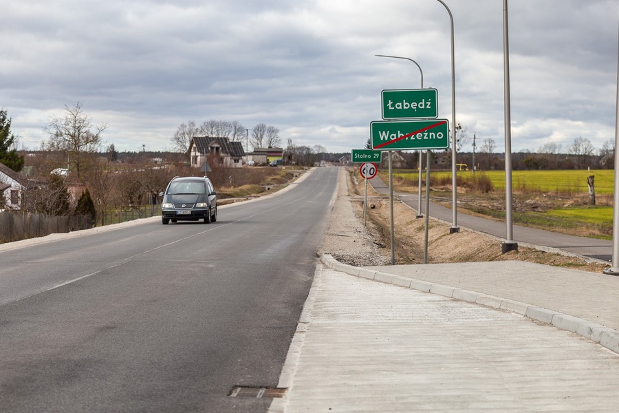 Przebudowa drogi wojewódzkiej nr 548 Stolno-Wąbrzeźno, fot. Szymon Zdziebło/tarantoga.pl dla UMWKP