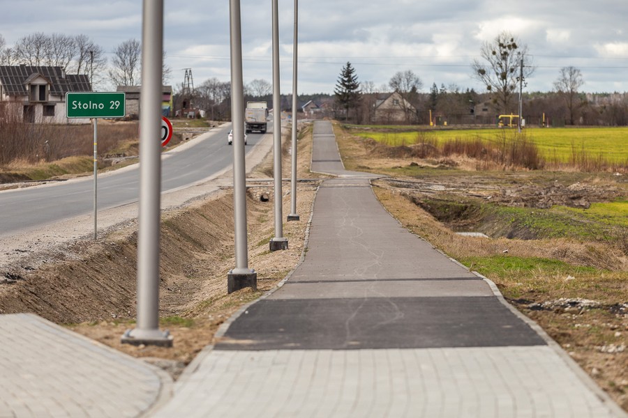 Przebudowa drogi wojewódzkiej nr 548 Stolno-Wąbrzeźno, fot. Szymon Zdziebło/tarantoga.pl dla UMWKP