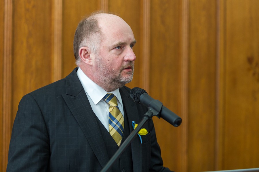 Sejmik przyjął stanowisko potępiające rosyjską agresję na Ukrainę, fot. Szymon Zdzieblo/tarantoga.pl dla UMWKP