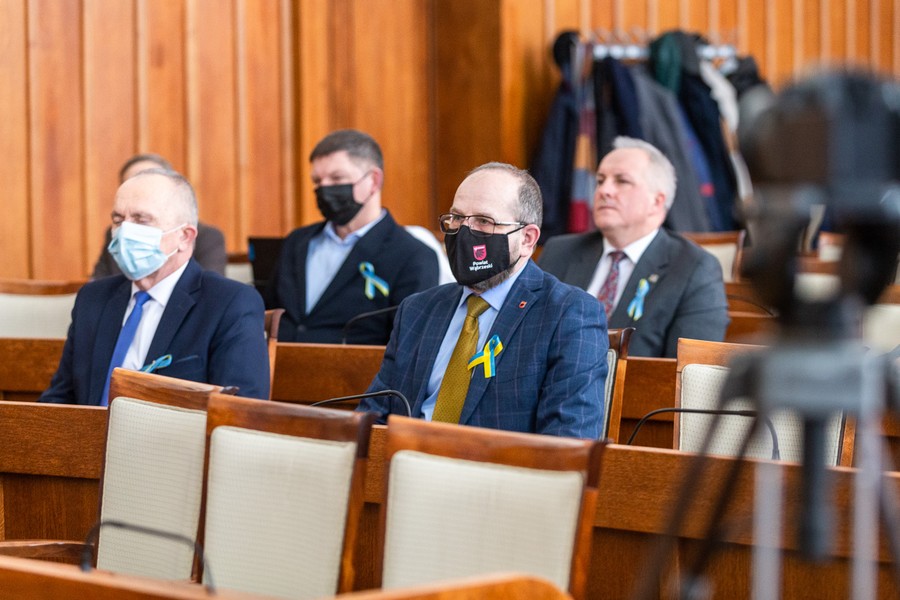 Nadzwyczajne spotkanie Forum Samorządowego Województwa Kujawsko-Pomorskiego, fot. Szymon Zdziebło/tarantoga.pl dla UMWKP