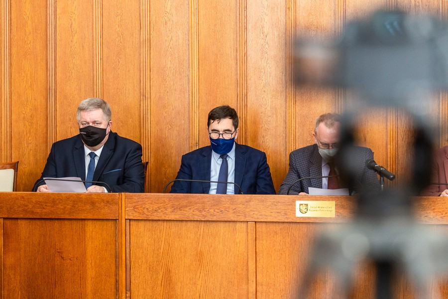 Nadzwyczajne spotkanie Forum Samorządowego Województwa Kujawsko-Pomorskiego, fot. Szymon Zdziebło/tarantoga.pl dla UMWKP