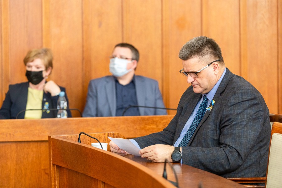 Nadzwyczajne spotkanie Forum Samorządowego Województwa Kujawsko-Pomorskiego, fot. Szymon Zdziebło/tarantoga.pl dla UMWKP