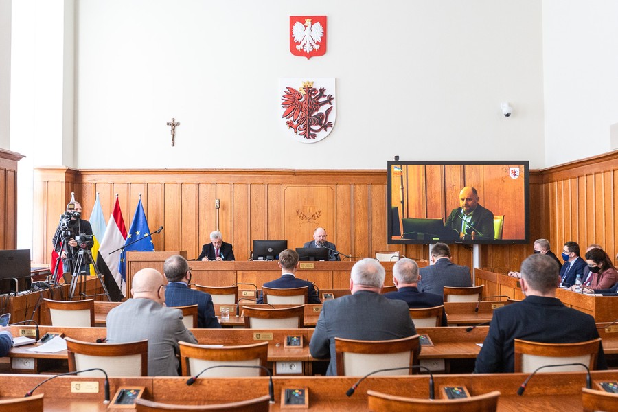 Nadzwyczajne spotkanie Forum Samorządowego Województwa Kujawsko-Pomorskiego, fot. Szymon Zdziebło/tarantoga.pl dla UMWKP