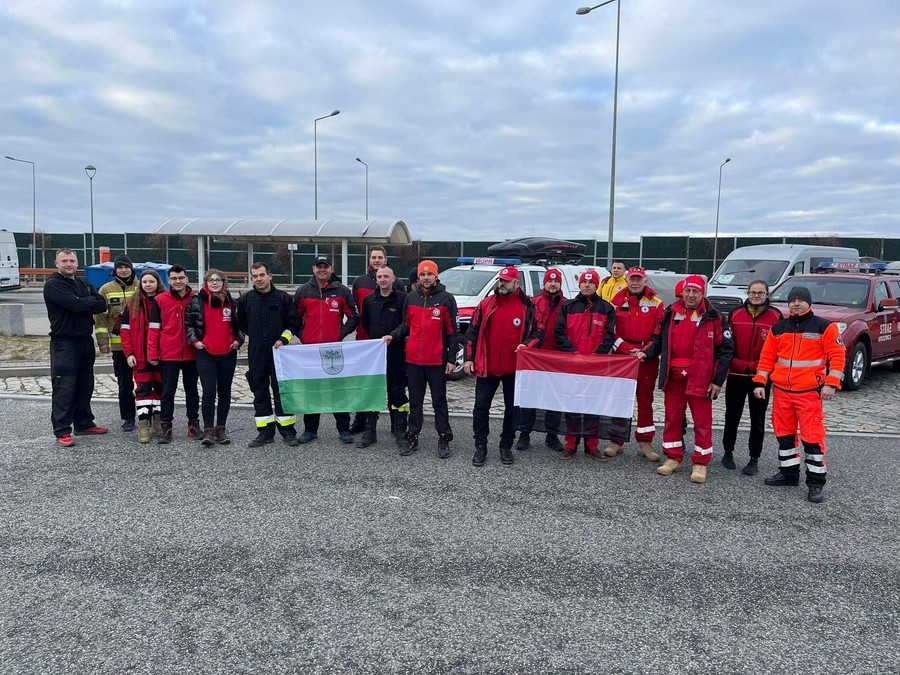 Akcja transportu darów na Ukrainę, fot. WOPR Województwa Kujawsko-Pomorskiego