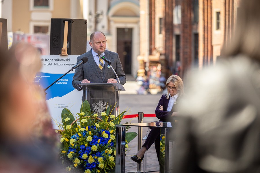 Ceremonia podpisania listów intencyjnych w sprawie Szlaku Kopernikowskiego, fot. Szymon Zdzieblo/tarantoga.pl dla UMWKP