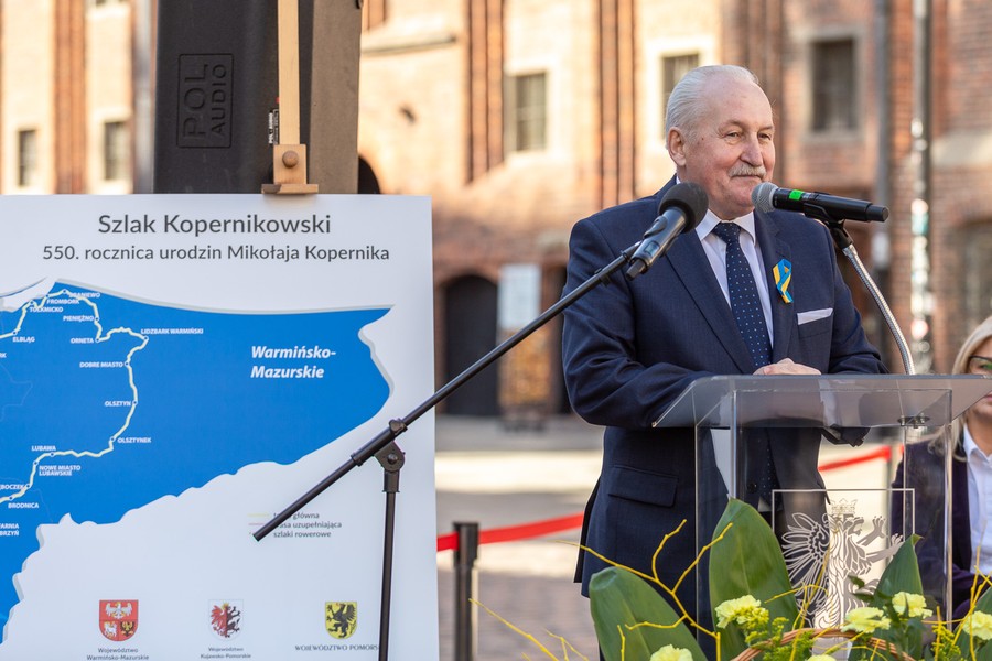Ceremonia podpisania listów intencyjnych w sprawie Szlaku Kopernikowskiego, fot. Szymon Zdzieblo/tarantoga.pl dla UMWKP
