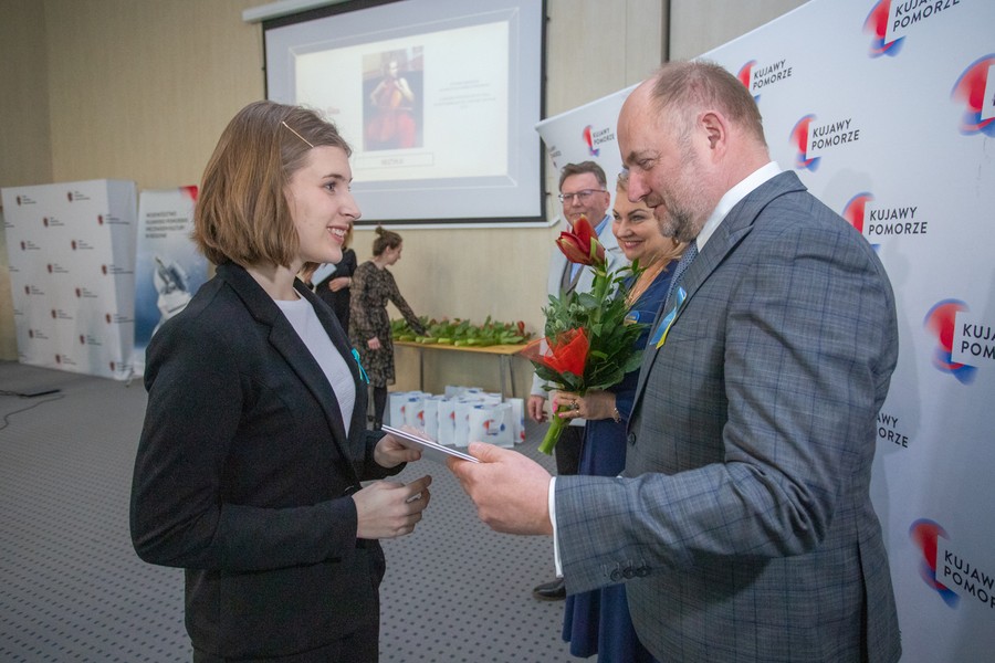 Wręczenie stypendiów artystycznych, fot. Mikołaj Kuras dla UMWKP