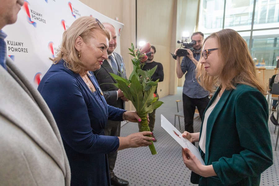 Wręczenie stypendiów artystycznych, fot. Mikołaj Kuras dla UMWKP