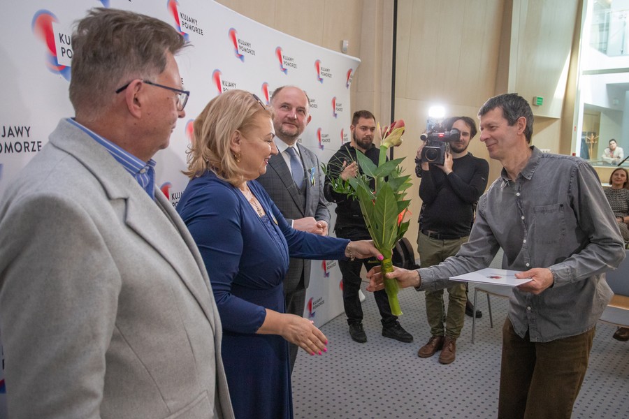 Wręczenie stypendiów artystycznych, fot. Mikołaj Kuras dla UMWKP