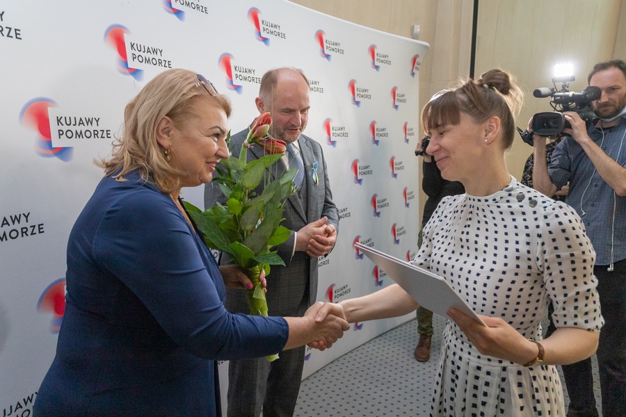 Wręczenie stypendiów artystycznych, fot. Mikołaj Kuras dla UMWKP