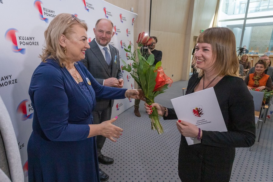 Wręczenie stypendiów artystycznych, fot. Mikołaj Kuras dla UMWKP