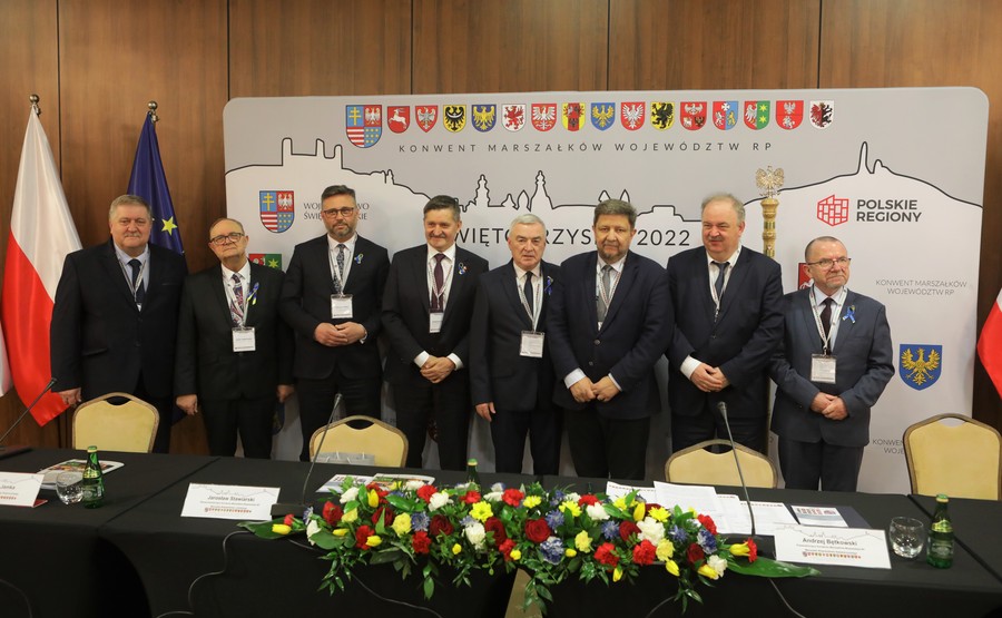 Posiedzenie Konwentu Marszałków, Kielce, 7 kwietnia 2022, fot. UMWŚ