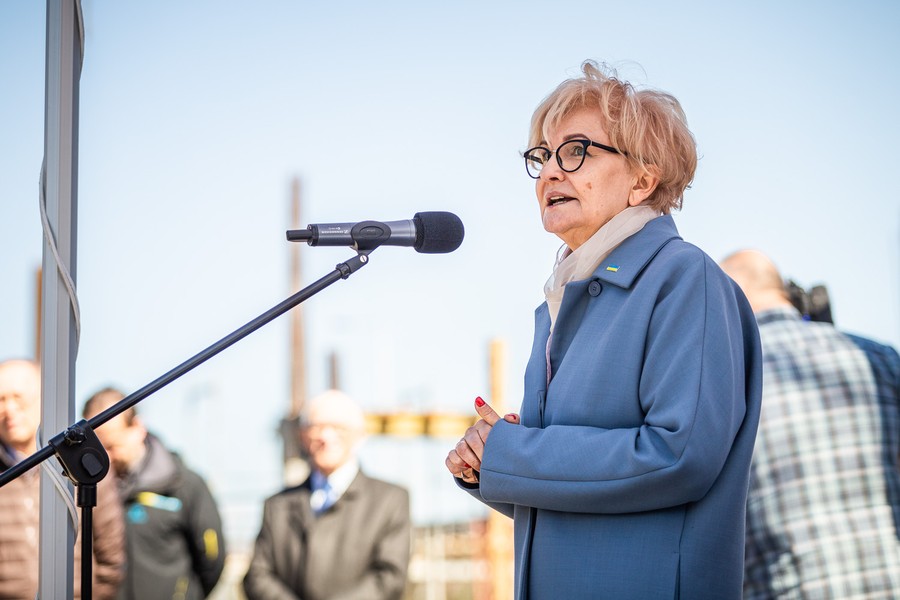 Wmurowanie kamienia węgielnego pod Centrum Nauk Technicznych UMK, fot. Szymon Zdziebło/tarantoga.pl dla UMWKP