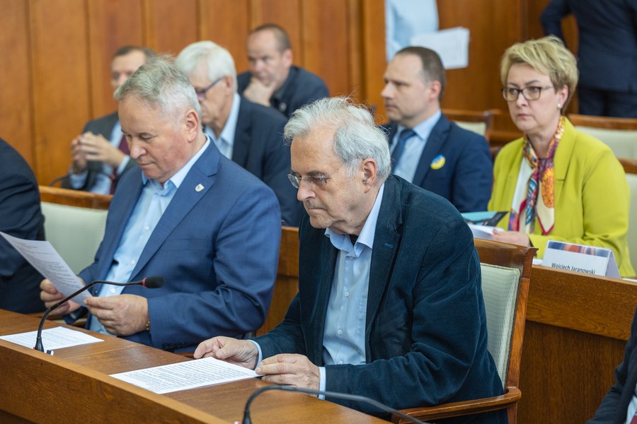 Sesja sejmiku województwa 25 kwietnia 2022, fot. Mikołaj Kuras dla UMWKP