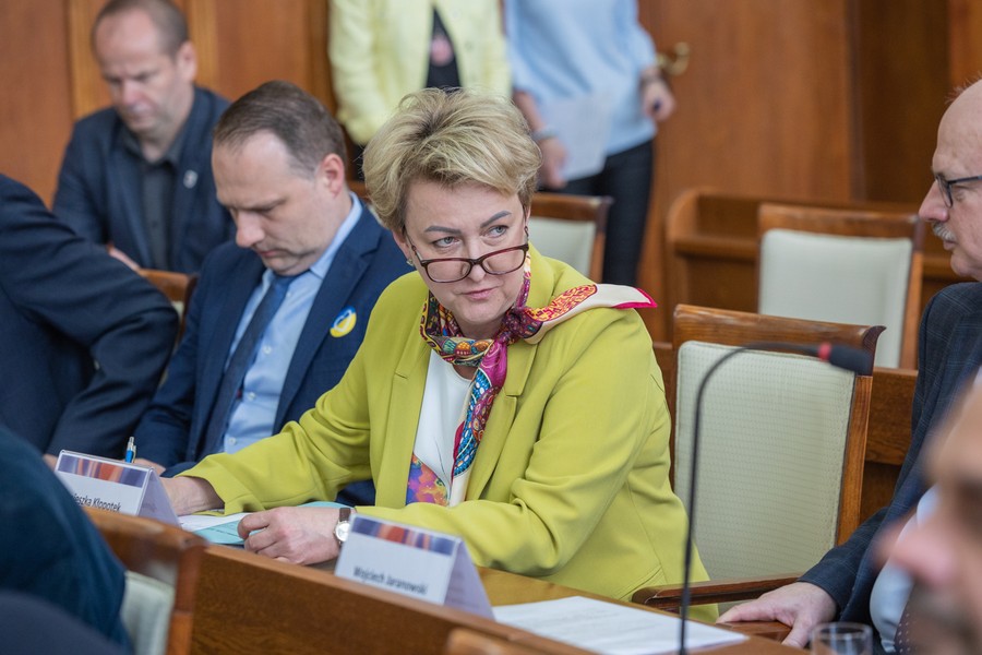 Sesja sejmiku województwa 25 kwietnia 2022, fot. Mikołaj Kuras dla UMWKP