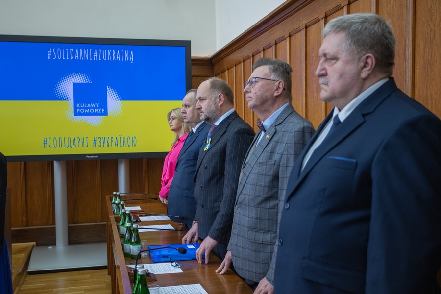 Sesja sejmiku województwa 25 kwietnia 2022, fot. Mikołaj Kuras dla UMWKP