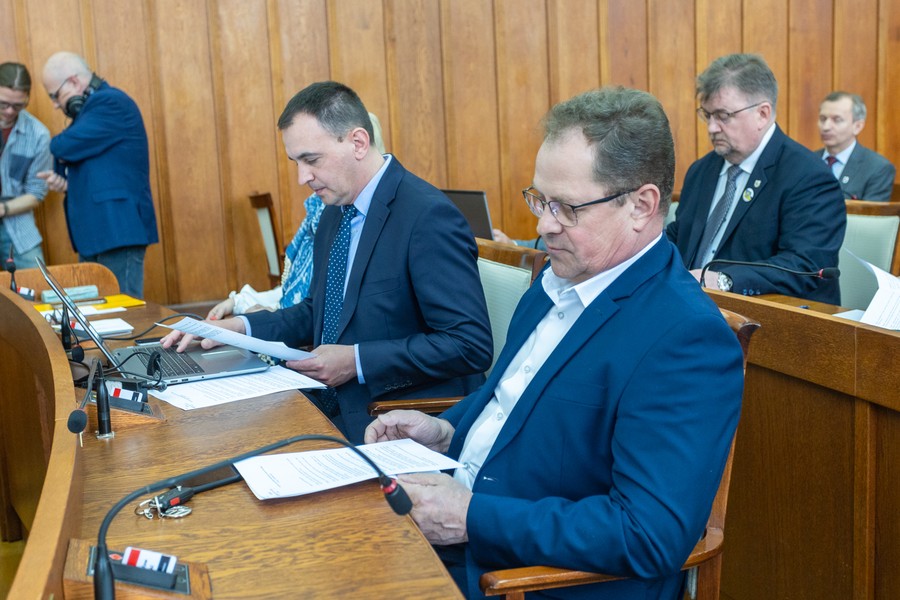 Sesja sejmiku województwa 25 kwietnia 2022, fot. Mikołaj Kuras dla UMWKP