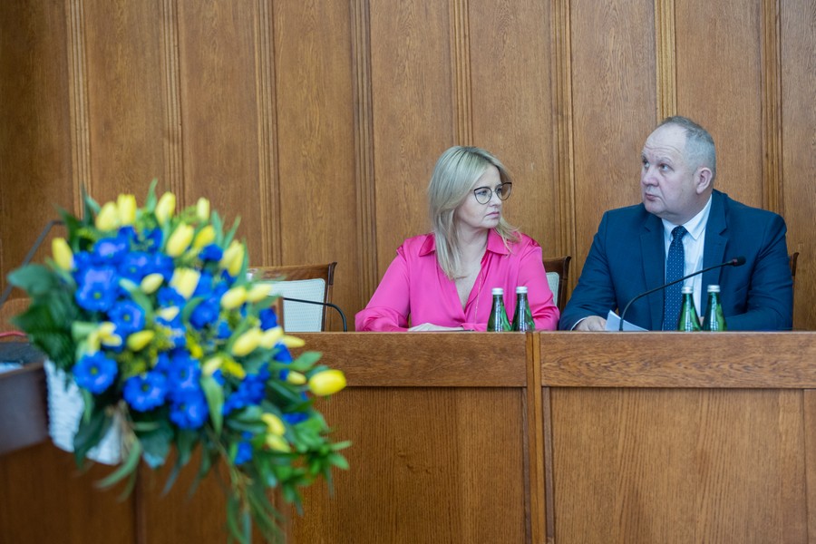 Sesja sejmiku województwa 25 kwietnia 2022, fot. Mikołaj Kuras dla UMWKP