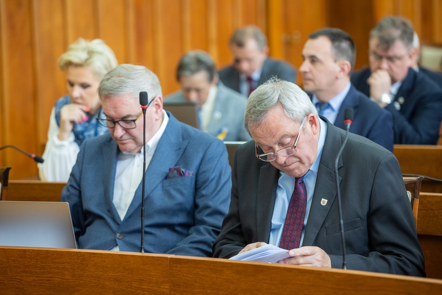 Sesja sejmiku województwa 25 kwietnia 2022, fot. Mikołaj Kuras dla UMWKP