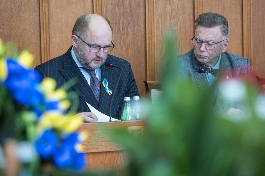 Sesja sejmiku województwa 25 kwietnia 2022, fot. Mikołaj Kuras dla UMWKP