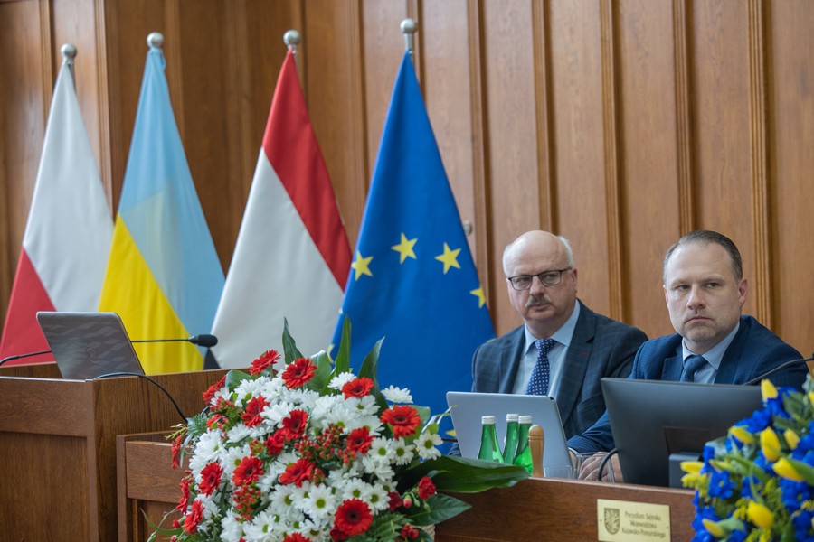 Sesja sejmiku województwa 25 kwietnia 2022, fot. Mikołaj Kuras dla UMWKP