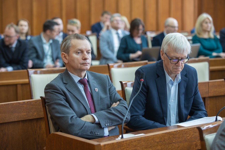 Sesja sejmiku województwa 25 kwietnia 2022, fot. Mikołaj Kuras dla UMWKP