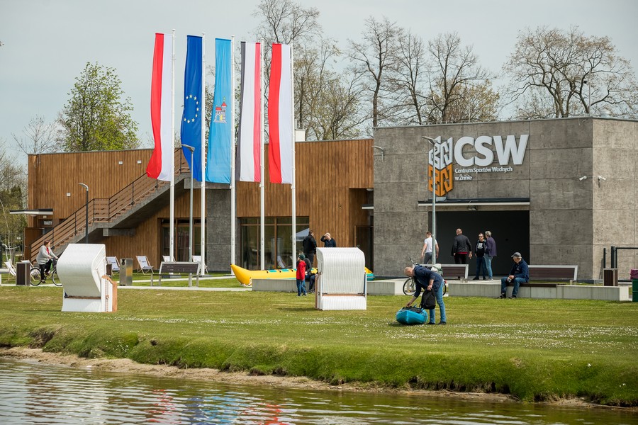 Otwarcie Centrum Sportów Wodnych w Żninie, fot. Tomasz Czachorowski dla UMWKP