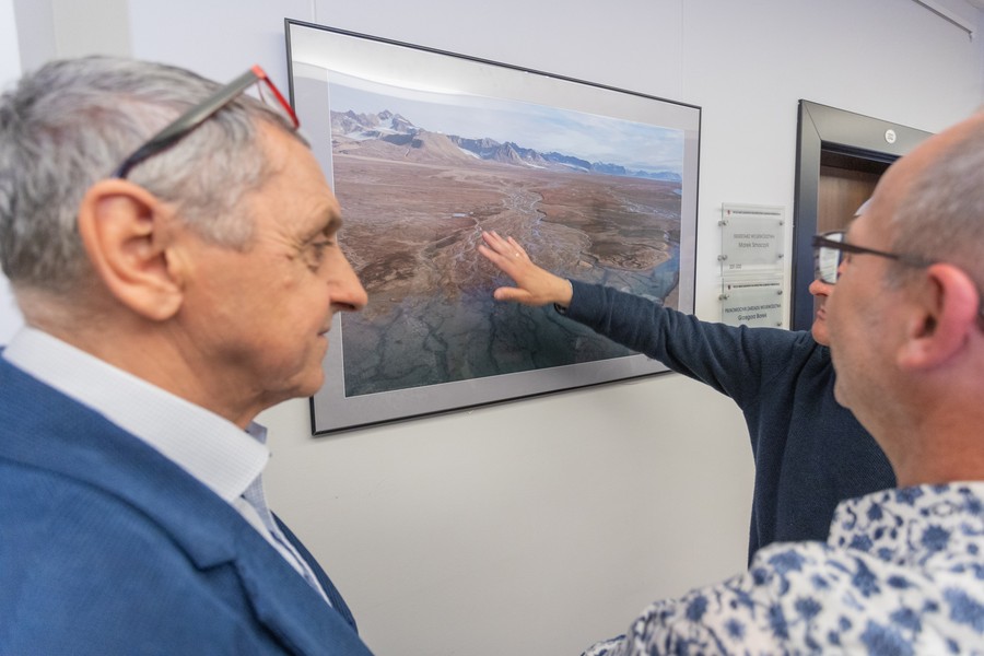Stacja polarna UMK na Spitsbergenie – otwarcie wystawy fotografii w Urzędzie Marszałkowskim, fot. Mikołaj Kuras dla UMWKP