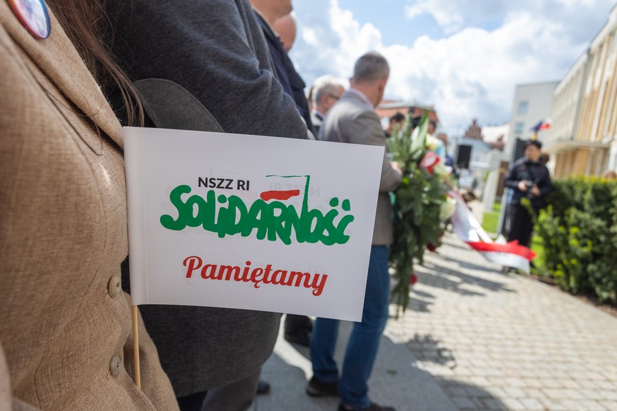 Uroczystości 41. rocznicy rejestracji NSZZ RI Solidarność, fot. Mikołaj Kuras dla UMWKP