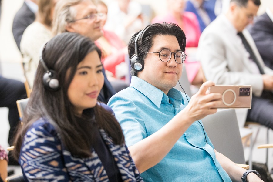Panel dyskusyjny poświęcony współpracy pomiędzy Polską a Tajlandią, fot. Andrzej Goiński/UMWKP