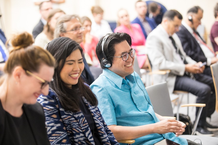 Panel dyskusyjny poświęcony współpracy pomiędzy Polską a Tajlandią, fot. Andrzej Goiński/UMWKP