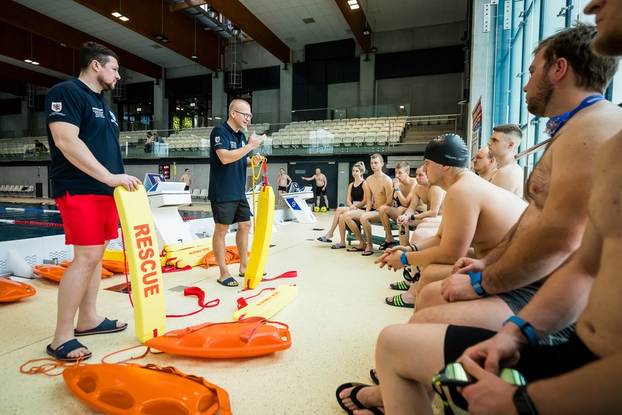 Szkolenia ratowników WOPR, fot. Tomasz Czachorowski dla UMWKP