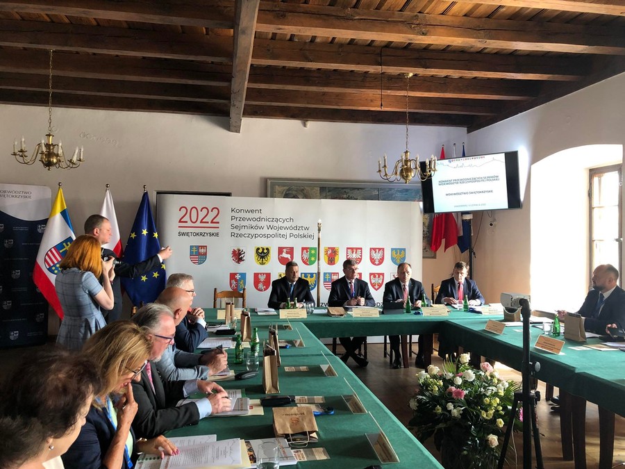 II Posiedzenie Konwentu Przewodniczących w Sandomierzu, fot. UMWŚ