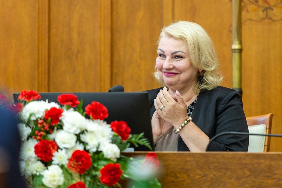 Sesja inauguracyjna Młodzieżowego Sejmiku Województwa, fot. Szymon Zdziebło/tarantoga.pl dla UMWKP