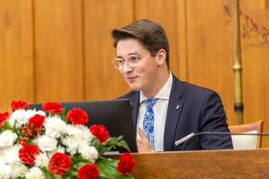 Sesja inauguracyjna Młodzieżowego Sejmiku Województwa, fot. Szymon Zdziebło/tarantoga.pl dla UMWKP