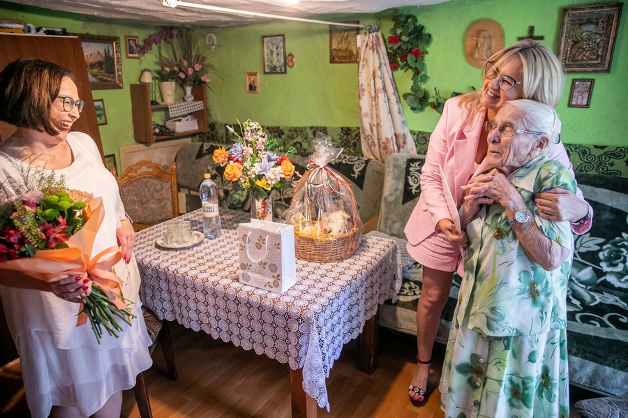 101. urodziny Heleny Nowakowskiej, fot. Andrzej Goiński dla UMWKP