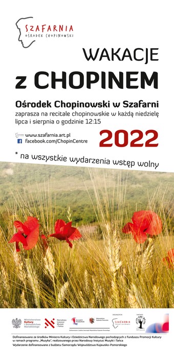 Wakacje z Chopinem – ulotka