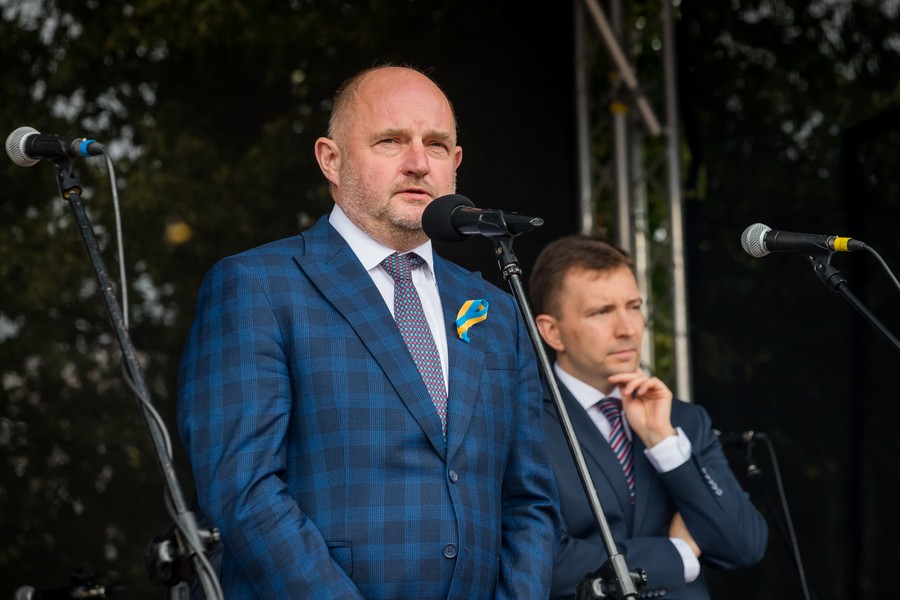 Otwarcie dworca kolejowego w Tucholi, fot. Tomasz Czachorowski dla UMWKP