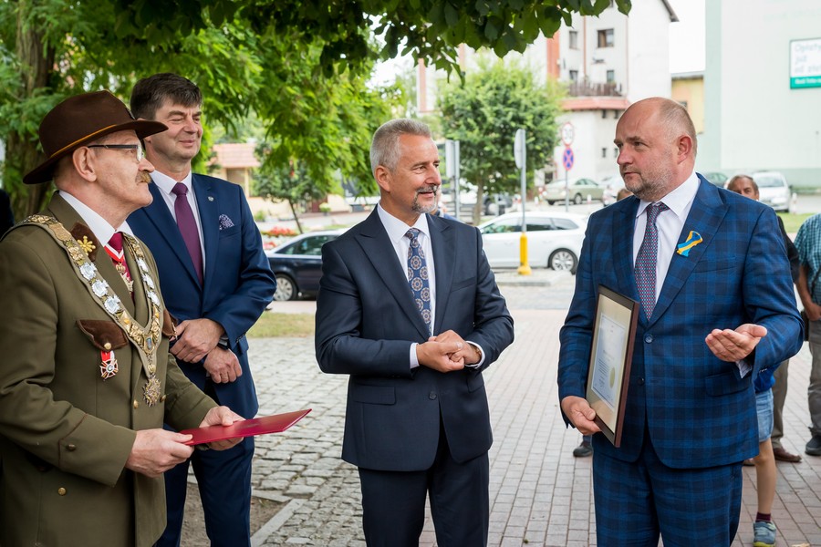 Otwarcie dworca kolejowego w Tucholi, fot. Tomasz Czachorowski dla UMWKP