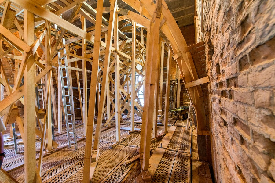 Remont zamku w Świeciu, fot. Urząd Miejski w Świeciu