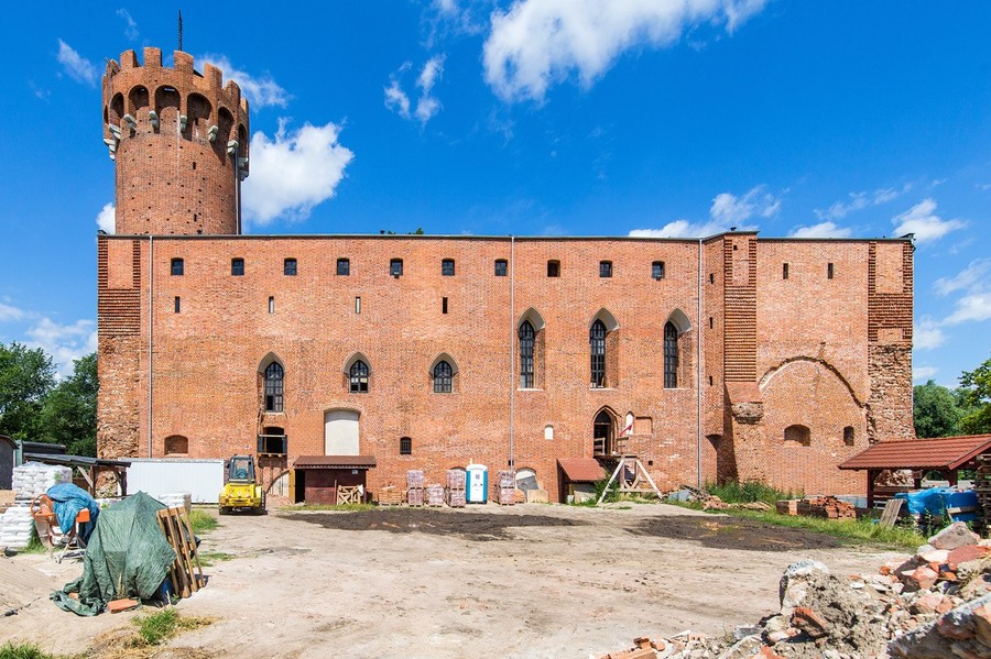 Remont zamku w Świeciu, fot. Urząd Miejski w Świeciu