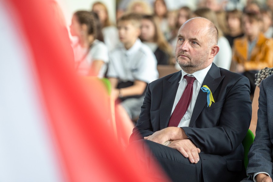 Inauguracja roku szkolnego w Lubiczu, fot. Szymon Zdziebło/tarantoga.pl dla UMWKP